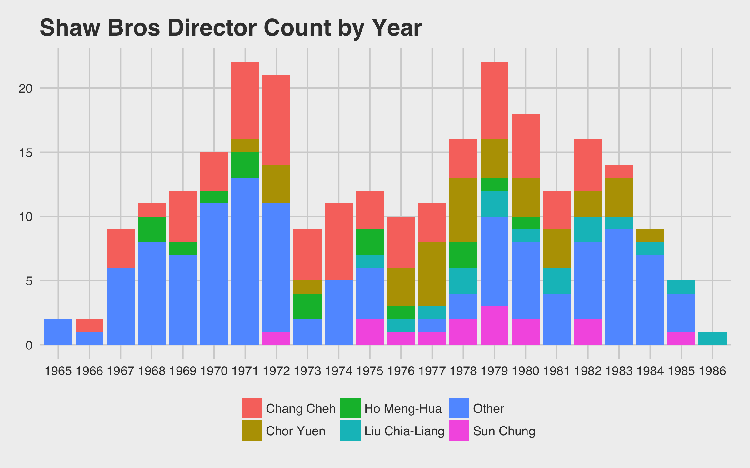 Top Directors by Year